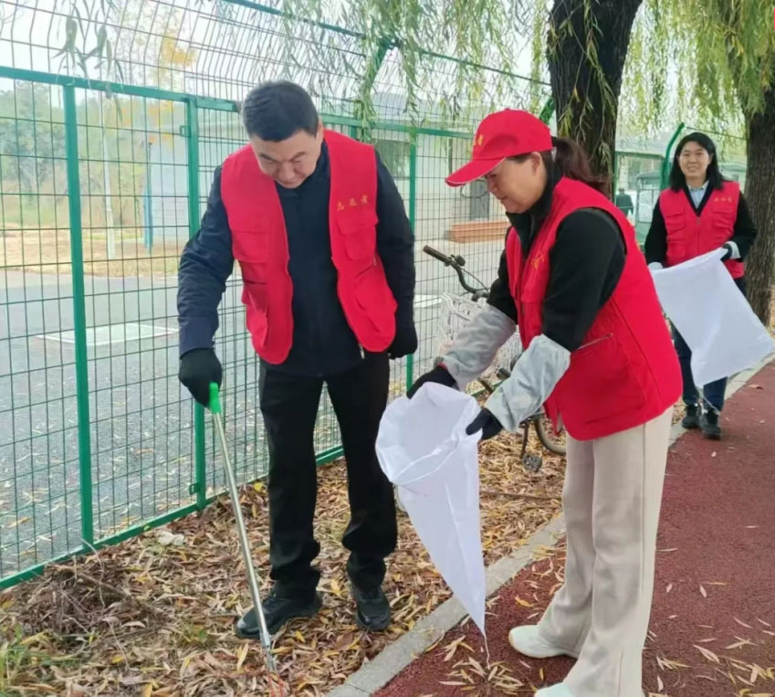 民盟周口市委会开展“守护母亲河 环保志愿行”护河活动